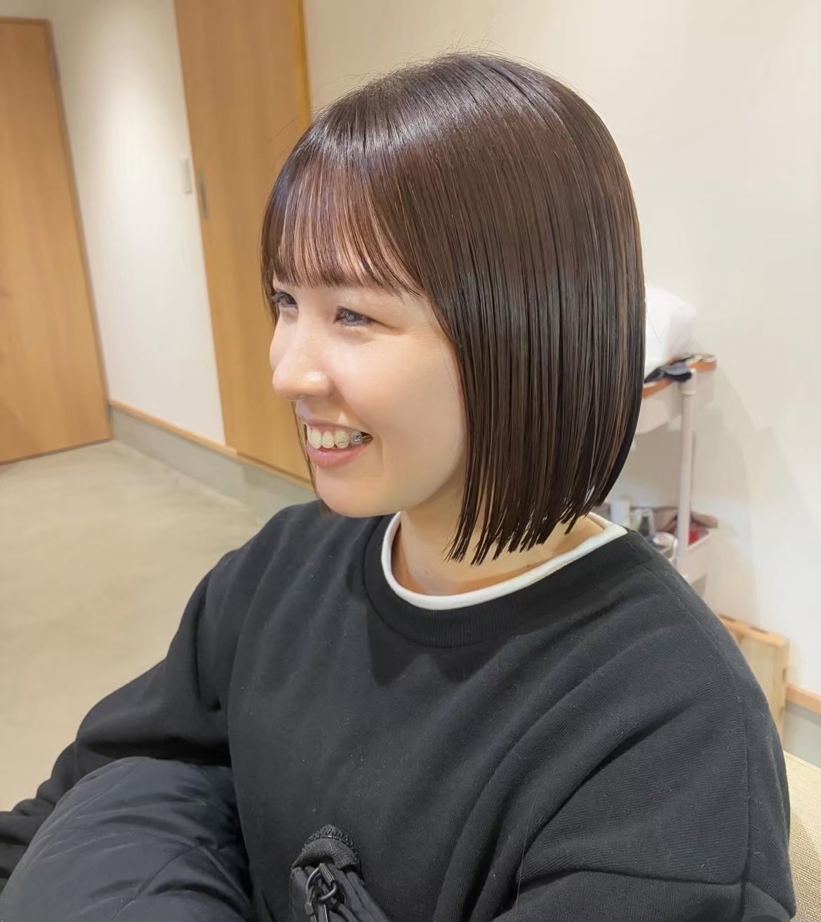 艶やかなボブスタイル